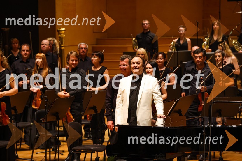  Charles Dutoit, dirigentMartha Argerich, koncert v okviru 69. Ljubljana Festivala