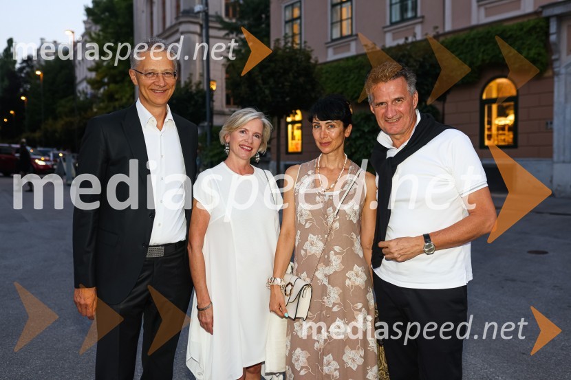  ... ;  ... ; Dr. Jerca Legan Cvikl, antropologinja in predsednica Fundacije Femmes Sans Fronitières;  Milan Martin Cvikl, ekonomistSen kresne noči, Zbor dunajskih dečkov v okviru 69. Ljubljana Festivala