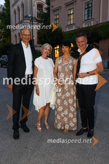  ... ;  ... ; Dr. Jerca Legan Cvikl, antropologinja in predsednica Fundacije Femmes Sans Fronitières;  Milan Martin Cvikl, ekonomistSen kresne noči, Zbor dunajskih dečkov v okviru 69. Ljubljana Festivala