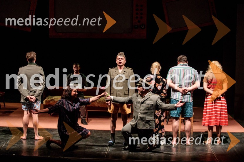 Jugoslavija, moja dežela, krstna uprizoritev drame