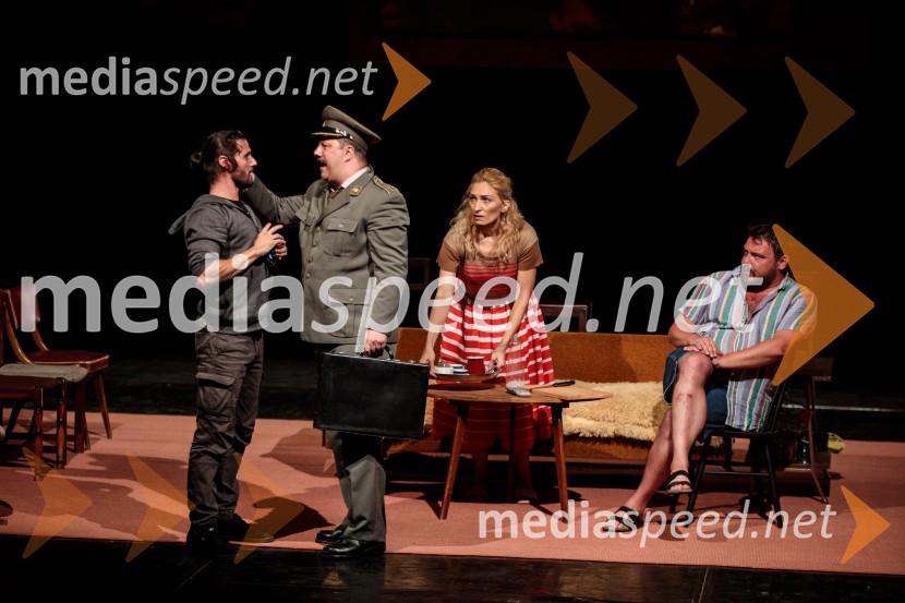  Blaž Popovski, igralec;  Boris Šavija, igralec;  Mirela Predojević, igralka;  Dean Batoz, igralecJugoslavija, moja dežela, krstna uprizoritev drame