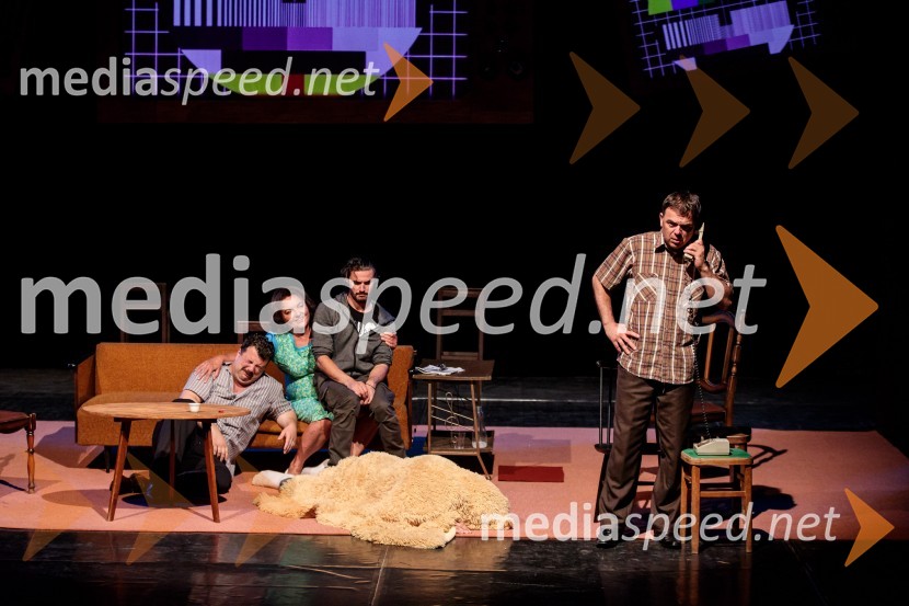  Boris Šavija, igralec;  Mojca Partljič, igralka;  Blaž Popovski, igralec;  Aleksandar Stojković, igralecJugoslavija, moja dežela, krstna uprizoritev drame