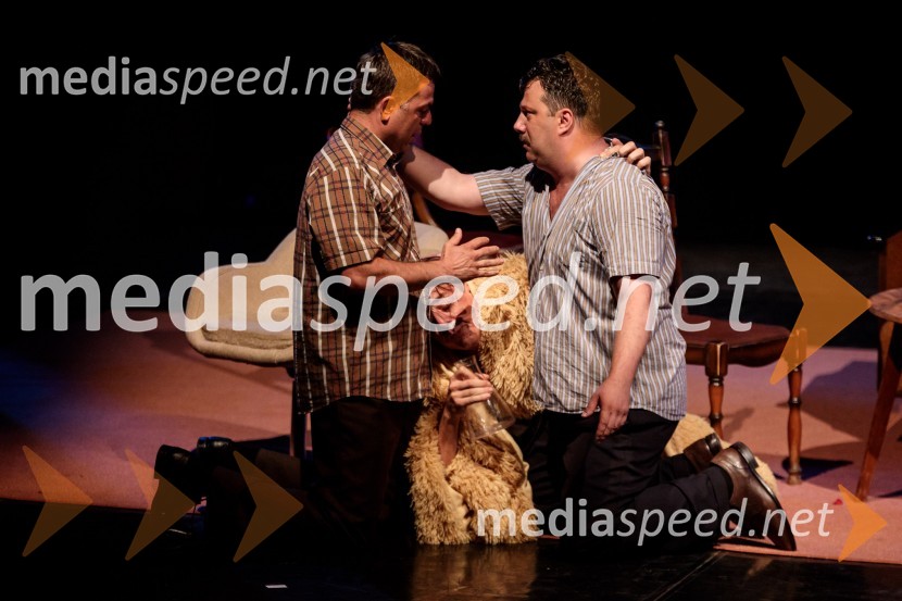  Aleksandar Stojković, igralec;  Boris Šavija, igralecJugoslavija, moja dežela, krstna uprizoritev drame