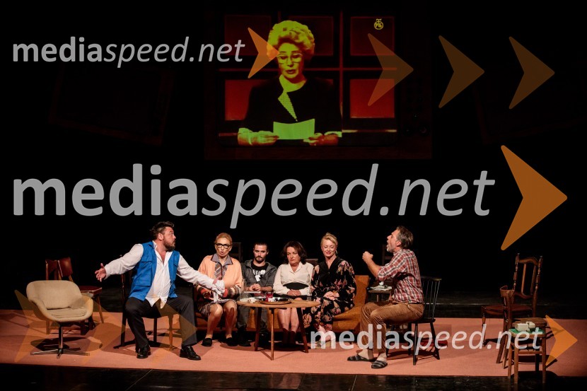  Dean Batoz, igralec;  Mirela Predojević, igralka;  Blaž Popovski, igralec;  Mojca Partljič, igralka;  Miljka Brđanin, igralka;  Željko Erkić, igralecJugoslavija, moja dežela, krstna uprizoritev drame