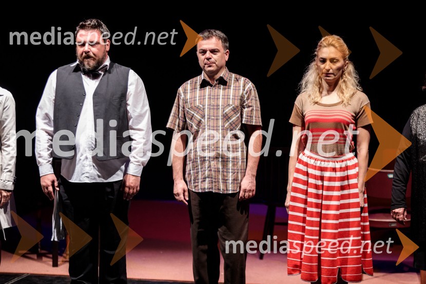  Dean Batoz, igralec;  Aleksandar Stojković, igralec;  Mirela Predojević, igralkaJugoslavija, moja dežela, krstna uprizoritev drame