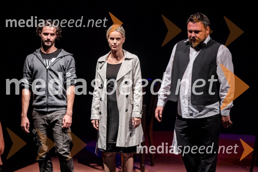  Blaž Popovski, igralec;  Tjaša Hrovat, igralka;  Dean Batoz, igralecJugoslavija, moja dežela, krstna uprizoritev drame