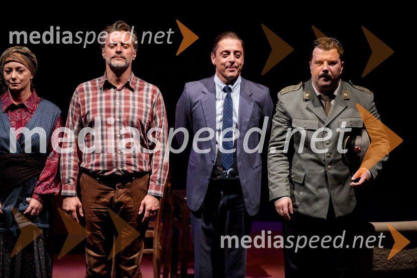  Željko Erkić, igralec;  Igor Štamulak, igralec;  Boris Šavija, igralecJugoslavija, moja dežela, krstna uprizoritev drame