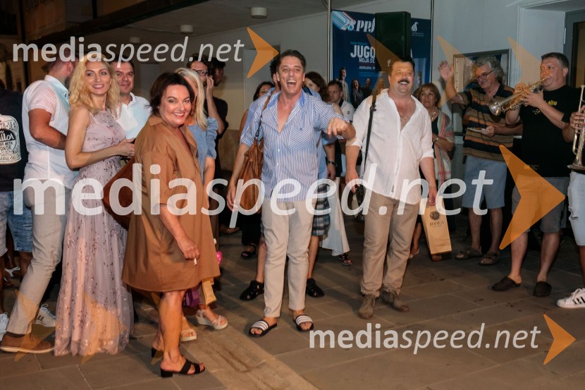  Mojca Partljič, igralka;  Igor Štamulak, igralec;  Boris Šavija, igralecJugoslavija, moja dežela, krstna uprizoritev drame