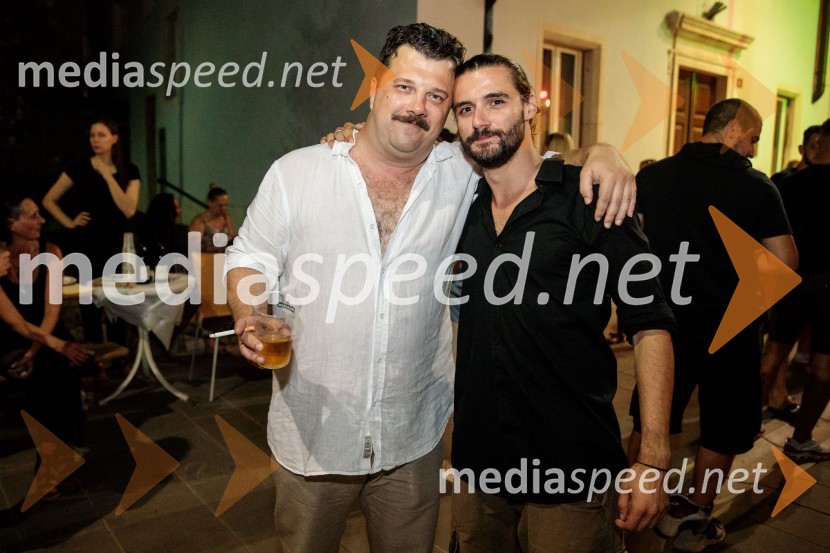  Boris Šavija, igralec;  Blaž Popovski, igralecJugoslavija, moja dežela, krstna uprizoritev drame