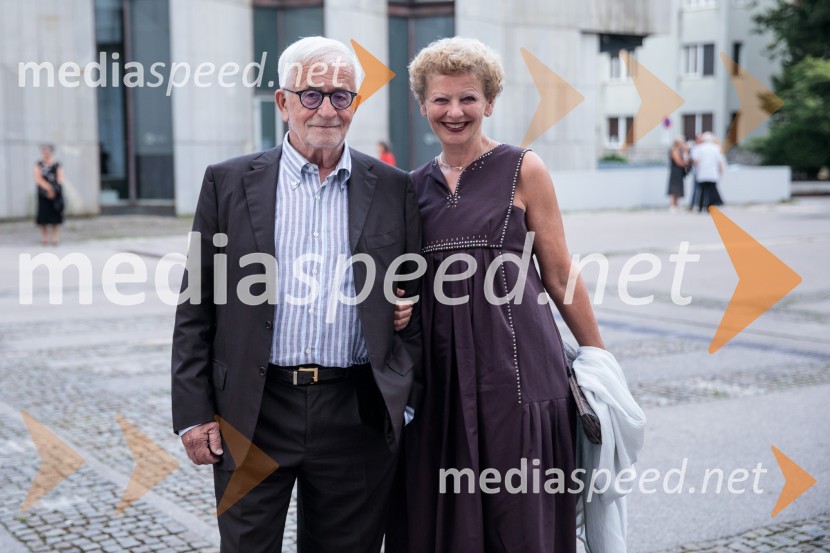 dr. Peter  Čeferin, pravnik, pisatelj;  Rija  Čič, inženirka tekstilne industrijeAnna Netrebko in Yusif Eyvazov, nastop v okviru 69. Ljubljana Festivala