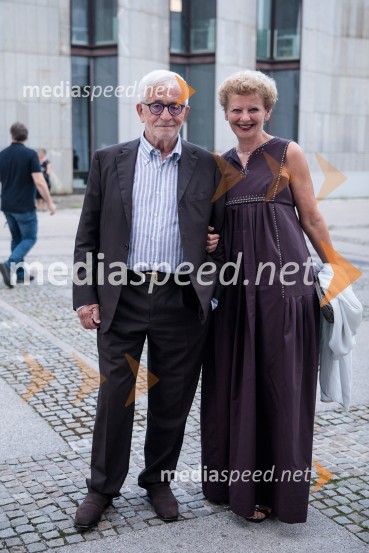 dr. Peter  Čeferin, pravnik, pisatelj;  Rija  Čič, inženirka tekstilne industrijeAnna Netrebko in Yusif Eyvazov, nastop v okviru 69. Ljubljana Festivala