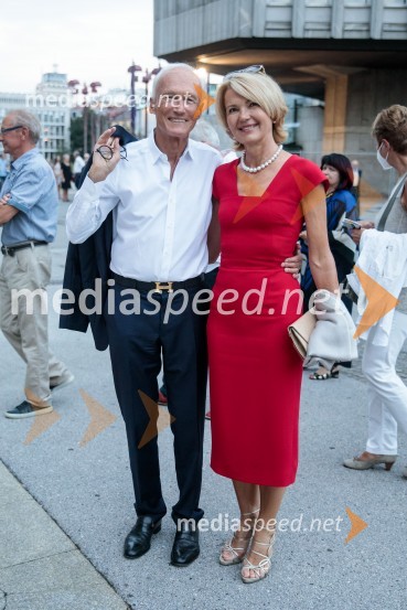  Janez Pergar, častni konzul Južnoafriške republike;  Nevenka Črešnar Pergar, lastnica in direktorica podjetja NP ConsultingAnna Netrebko in Yusif Eyvazov, nastop v okviru 69. Ljubljana Festivala