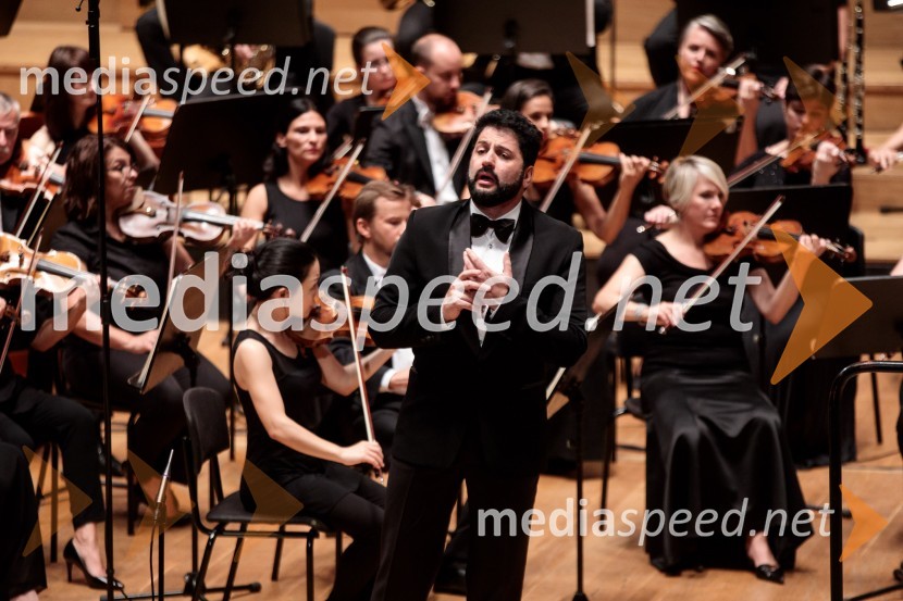  Jusif Ejvazov, tenorAnna Netrebko in Yusif Eyvazov, nastop v okviru 69. Ljubljana Festivala