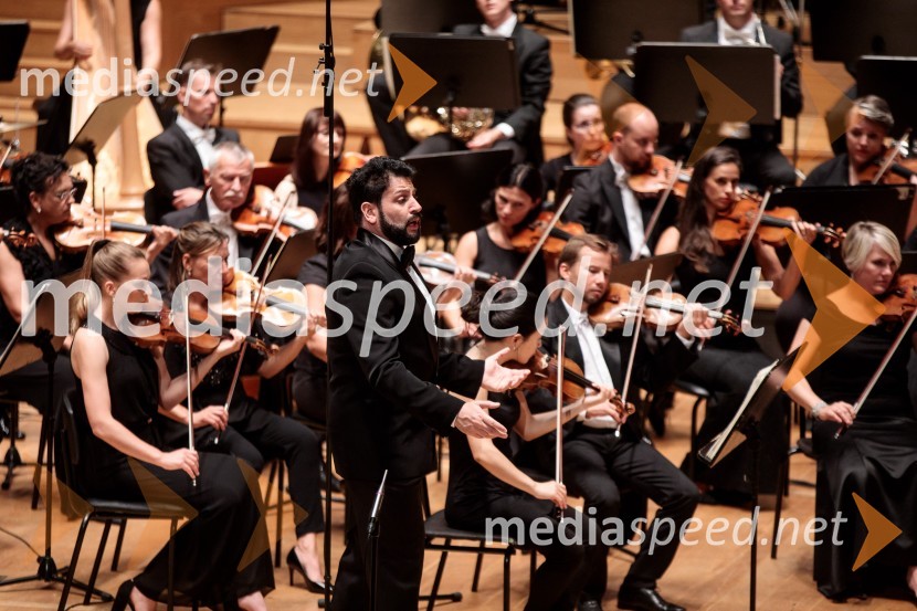  Jusif Ejvazov, tenorAnna Netrebko in Yusif Eyvazov, nastop v okviru 69. Ljubljana Festivala