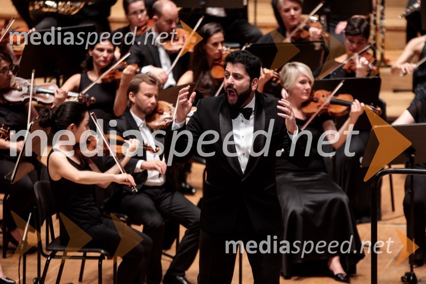  Jusif Ejvazov, tenorAnna Netrebko in Yusif Eyvazov, nastop v okviru 69. Ljubljana Festivala