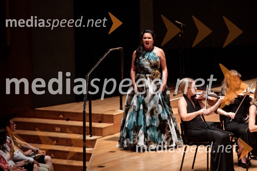  Anna Netrebko, sopranistkaAnna Netrebko in Yusif Eyvazov, nastop v okviru 69. Ljubljana Festivala