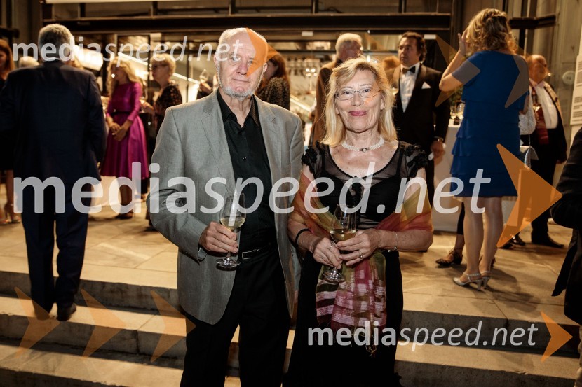  Ivan  Leban, funkcionar IZS;  Nevenka Leban Orešič, pianistka, častna konzulka Republike LitveAnna Netrebko in Yusif Eyvazov, nastop v okviru 69. Ljubljana Festivala