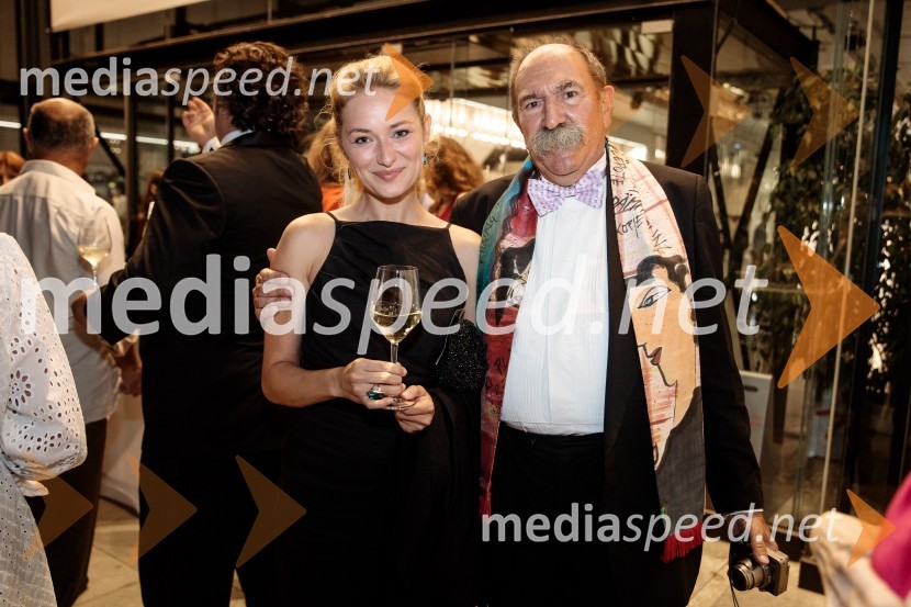  Nika Gorič, sopranistka;  Marijan Zlobec, novinar, kritikAnna Netrebko in Yusif Eyvazov, nastop v okviru 69. Ljubljana Festivala