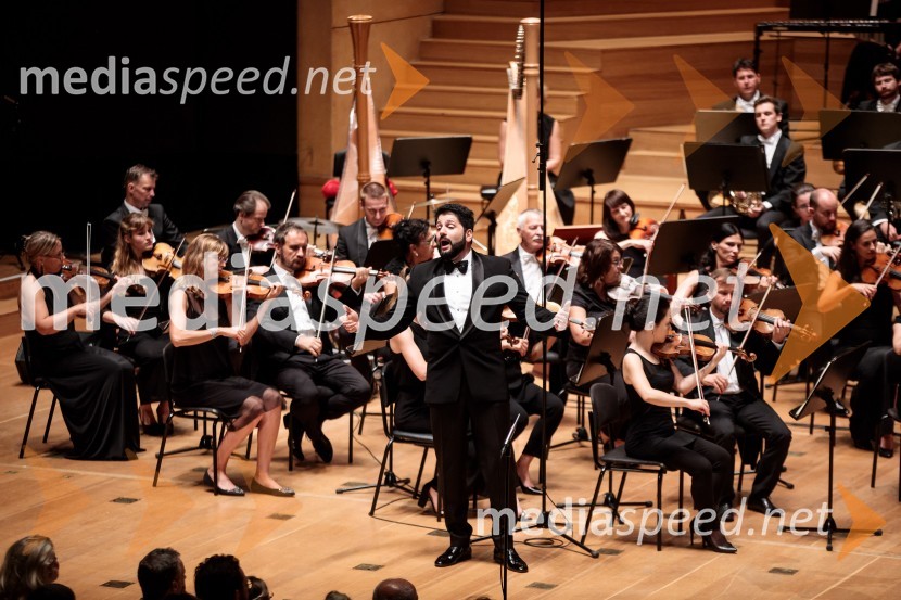  Jusif Ejvazov, tenorAnna Netrebko in Yusif Eyvazov, nastop v okviru 69. Ljubljana Festivala