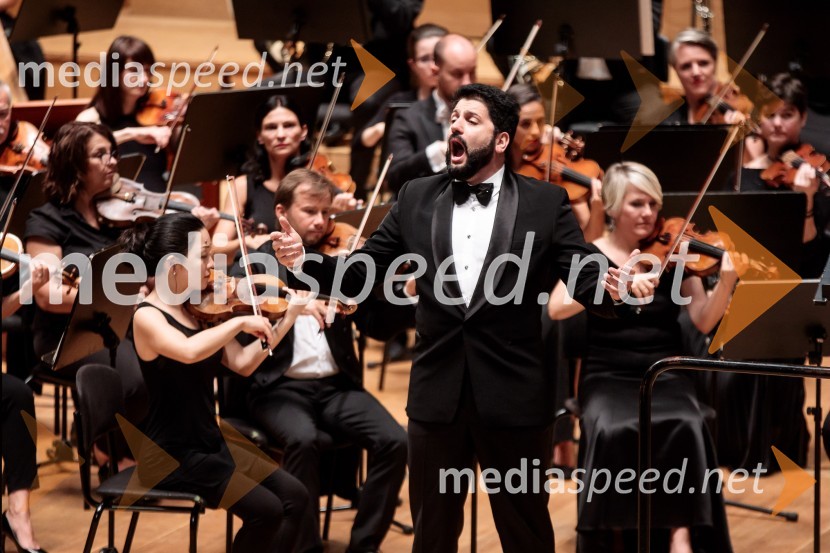  Jusif Ejvazov, tenorAnna Netrebko in Yusif Eyvazov, nastop v okviru 69. Ljubljana Festivala