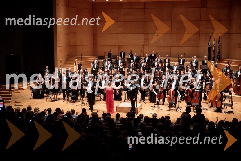 Anna Netrebko in Yusif Eyvazov, nastop v okviru 69. Ljubljana Festivala