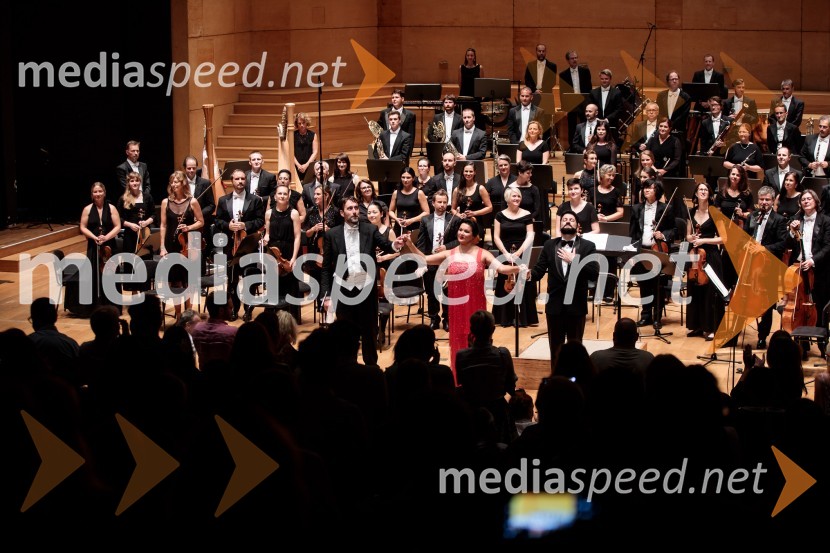 Anna Netrebko in Yusif Eyvazov, nastop v okviru 69. Ljubljana Festivala