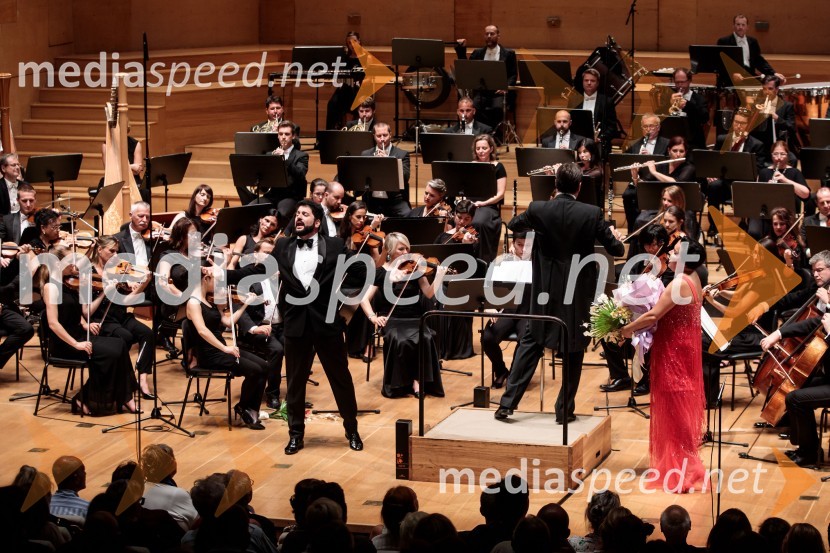Anna Netrebko in Yusif Eyvazov, nastop v okviru 69. Ljubljana Festivala