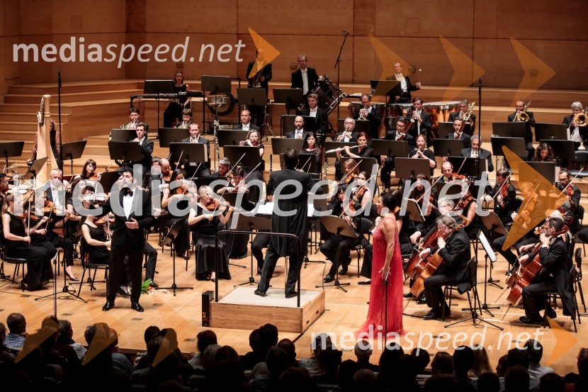 Anna Netrebko in Yusif Eyvazov, nastop v okviru 69. Ljubljana Festivala