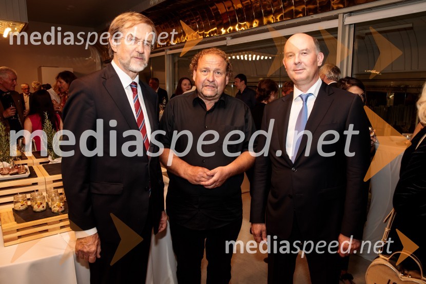  Lojze Peterle, slovenski politik;  Darko  Brlek, direktor in umetniški vodja, Festival Ljubljana;  ... Anna Netrebko in Yusif Eyvazov, nastop v okviru 69. Ljubljana Festivala