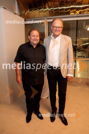  Darko  Brlek, direktor in umetniški vodja, Festival Ljubljana;  Janez  Škrabec, direktor Riko d.o.o., predsednik Slovensko-ruskega poslovnega sveta, častni konzul BelorusijeAnna Netrebko in Yusif Eyvazov, nastop v okviru 69. Ljubljana Festivala