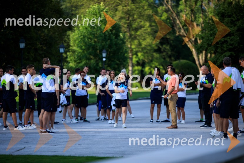 Sprejem olimpijske reprezentance na Brdu