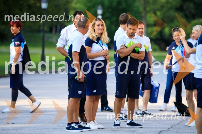 Sprejem olimpijske reprezentance na Brdu