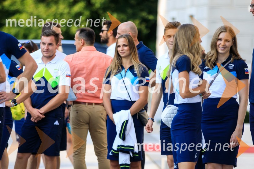 Sprejem olimpijske reprezentance na Brdu