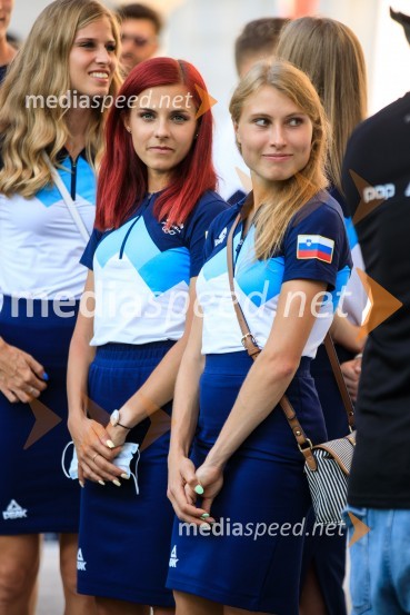 Sprejem olimpijske reprezentance na Brdu