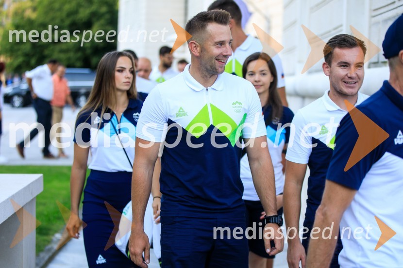 Sprejem olimpijske reprezentance na Brdu