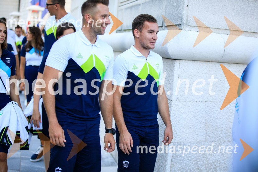 Sprejem olimpijske reprezentance na Brdu