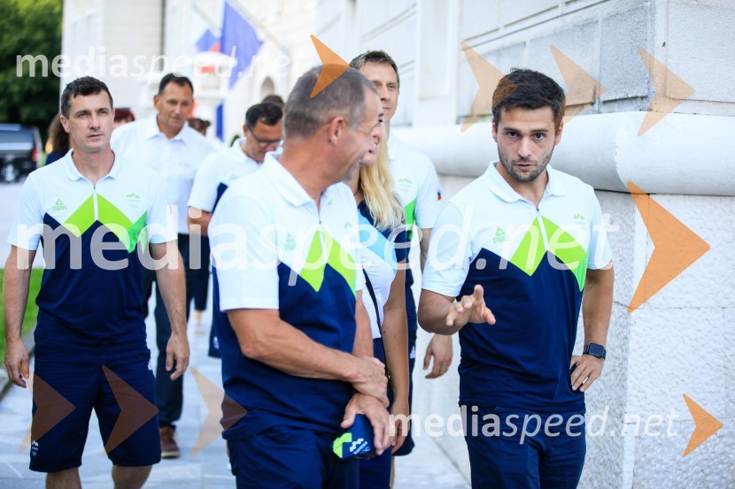 Sprejem olimpijske reprezentance na Brdu