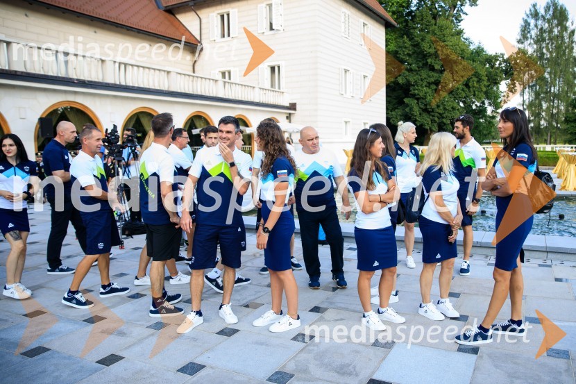 Sprejem olimpijske reprezentance na Brdu