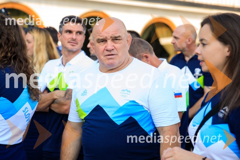  Marjan Fabjan, športni trenerSprejem olimpijske reprezentance na Brdu