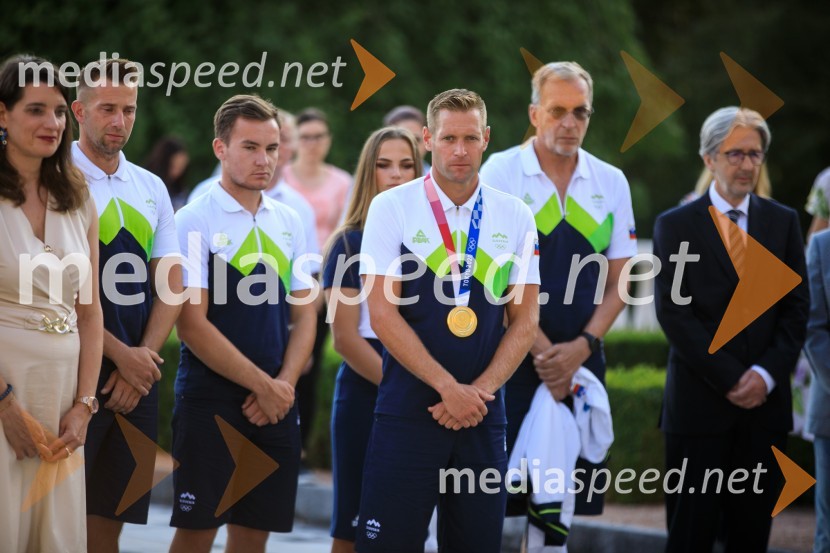  Benjamin Savšek, kanuist Sprejem olimpijske reprezentance na Brdu