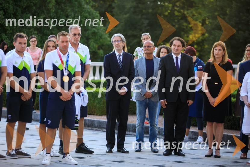  Benjamin Savšek, kanuist ;  ... ;  ... ;  ... Sprejem olimpijske reprezentance na Brdu