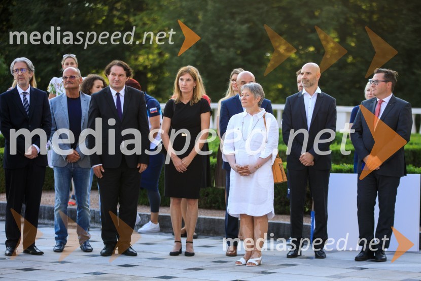 Sprejem olimpijske reprezentance na Brdu