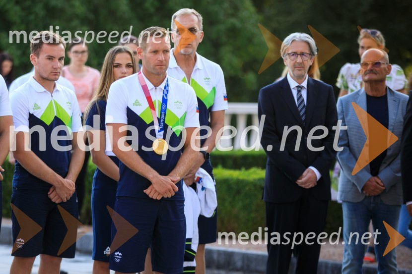  Benjamin Savšek, kanuist Sprejem olimpijske reprezentance na Brdu