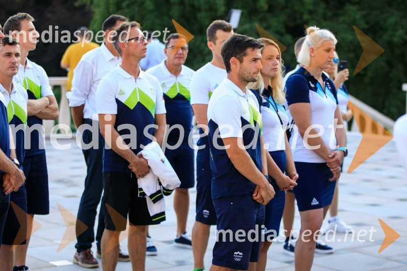 Sprejem olimpijske reprezentance na Brdu