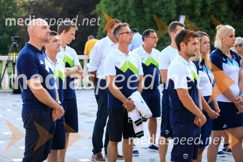 Sprejem olimpijske reprezentance na Brdu