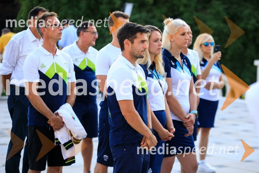 Sprejem olimpijske reprezentance na Brdu