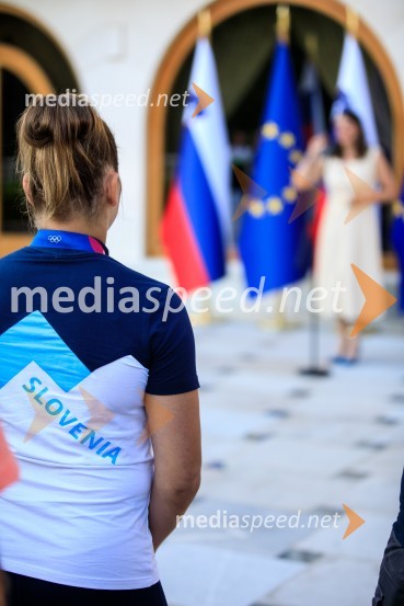 Sprejem olimpijske reprezentance na Brdu