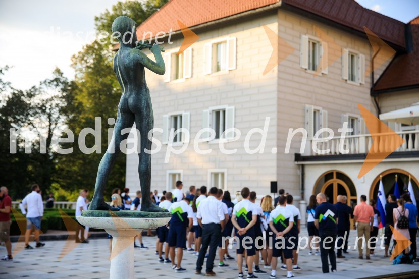 Sprejem olimpijske reprezentance na Brdu