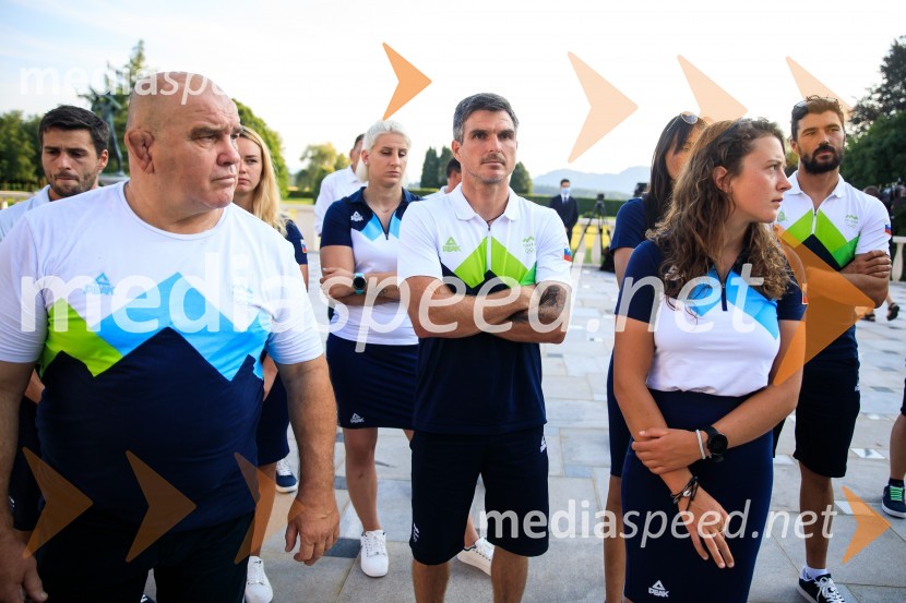 Sprejem olimpijske reprezentance na Brdu