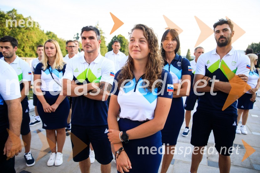 Sprejem olimpijske reprezentance na Brdu